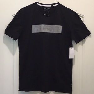 Guess Jet Black T-shirt XL Mens